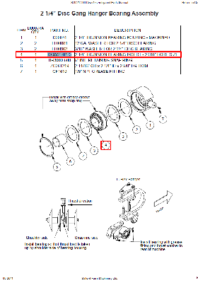 Подшипник 2 1/4" DGW214PP3A (10011277)