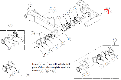 Нижняя левая часть балансира C00145LN