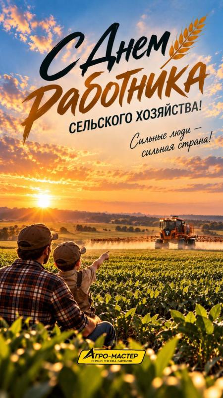 С Днём работника сельского хозяйства!