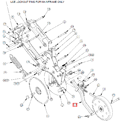 Кронштейн катка T01140ALTB AGRO-LIDER