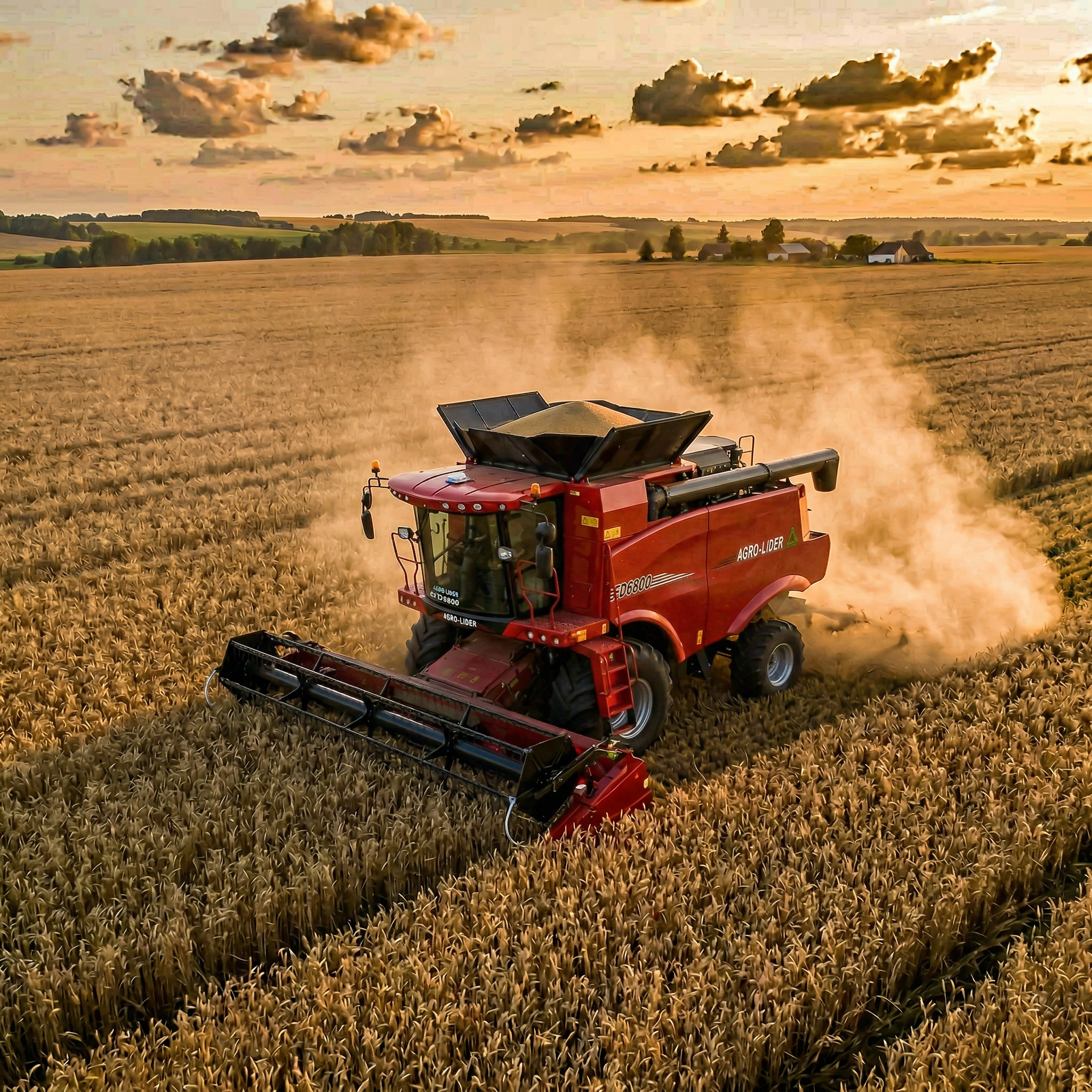 Самоходный комбайн AGRO-LIDER FD6300