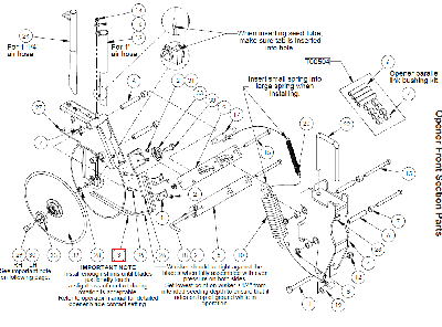 Скребок дисков сошника KCT00930W (T00930) (10023912)