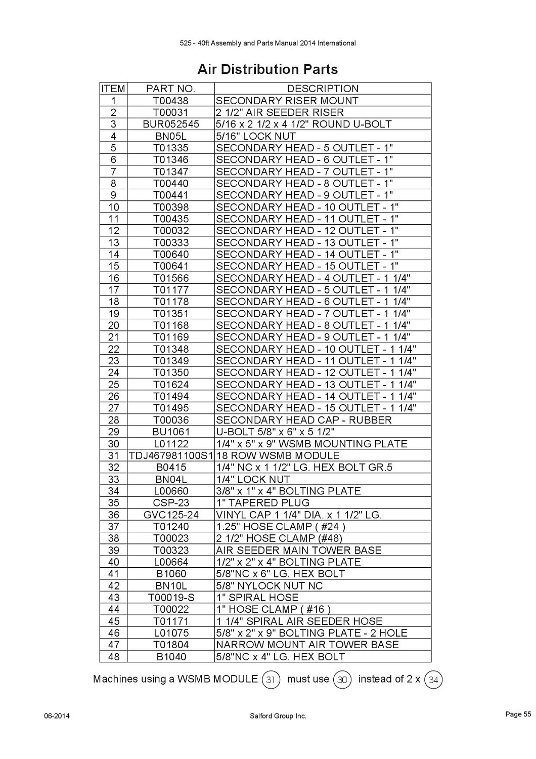 Хомут семяпровода 2 1/2" T00023 (10030868)