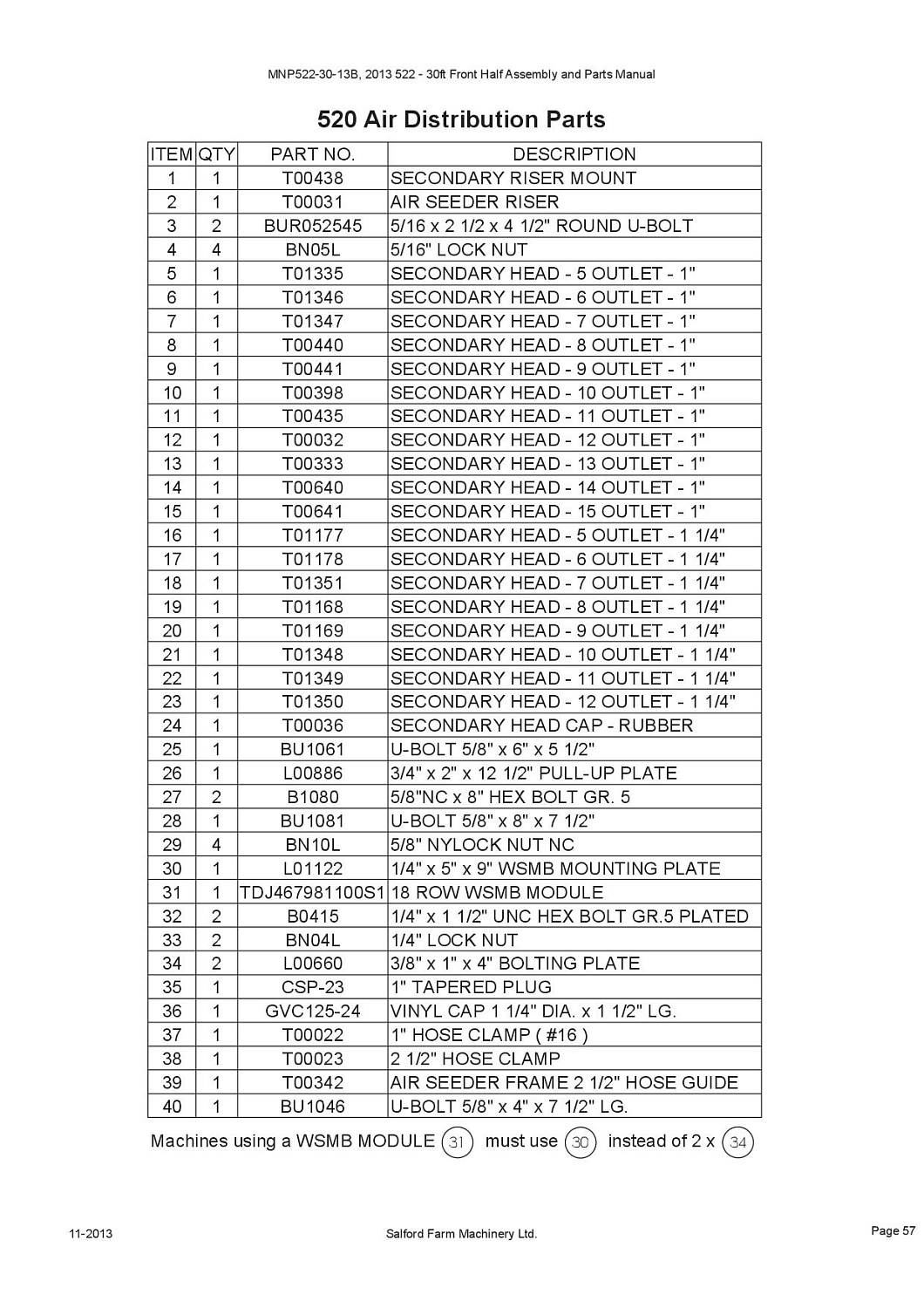 Кронштейн вторичного трубопровода T00438 (10031202)