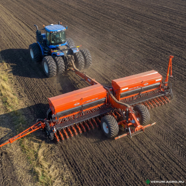 Прицепная механическая сеялка с внесением удобрений PREMIA 9000 TRC KUHN