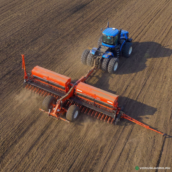 Прицепная механическая сеялка с внесением удобрений PREMIA 9000 TRC KUHN