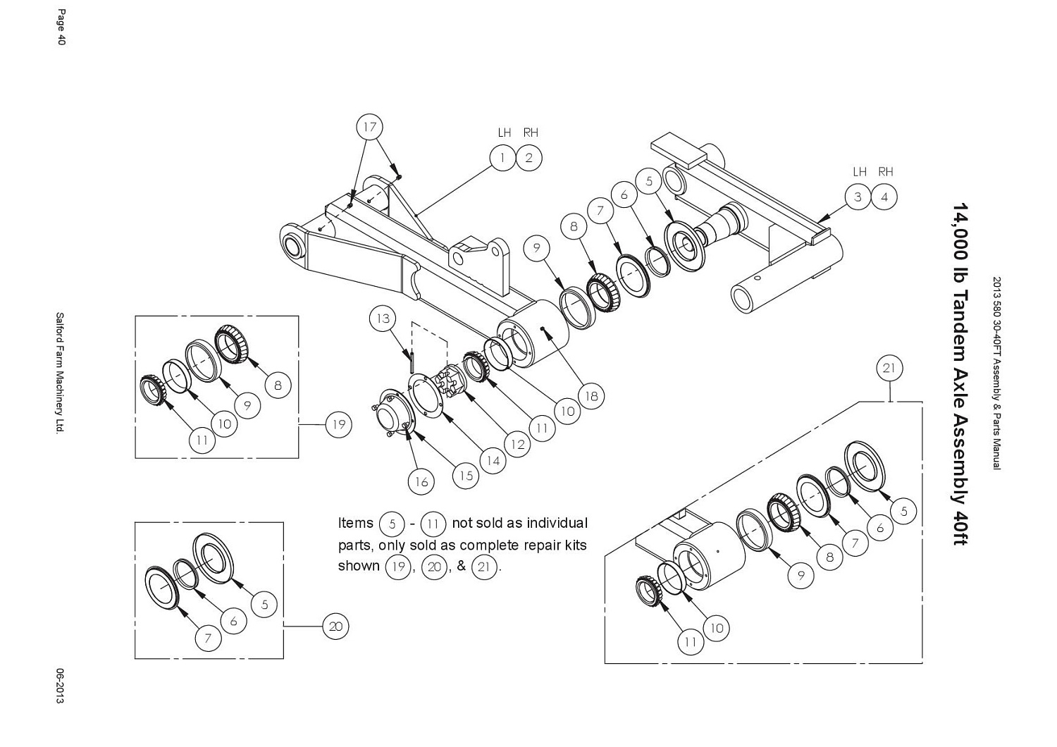 Комплект сальников 14000 ступицы GW14110V (10017889)