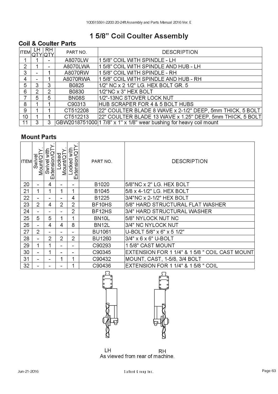 Кронштейн стойки RTS C90432 (10010480)