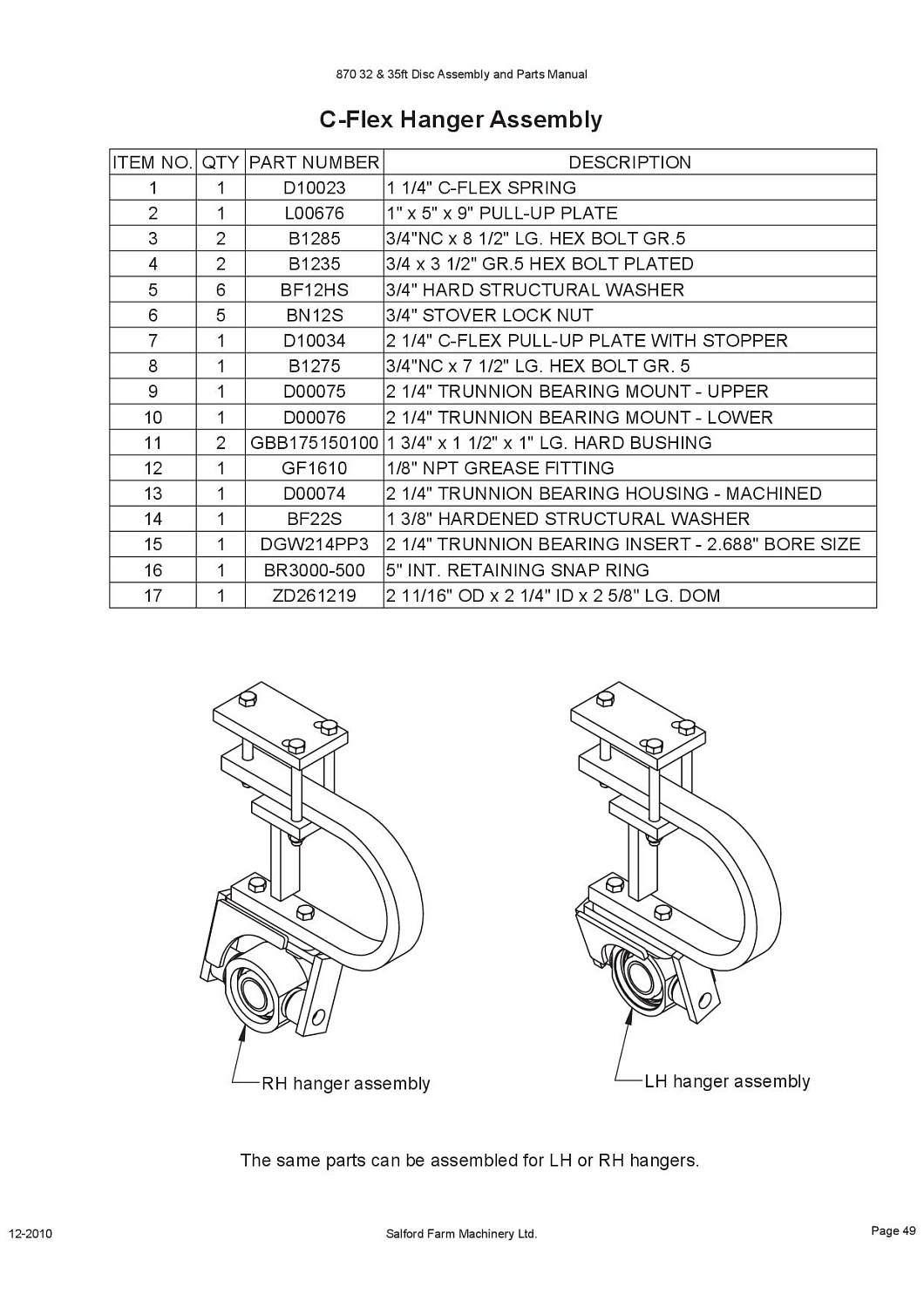 Кольцо стопорное BR3000-500 (10007601)