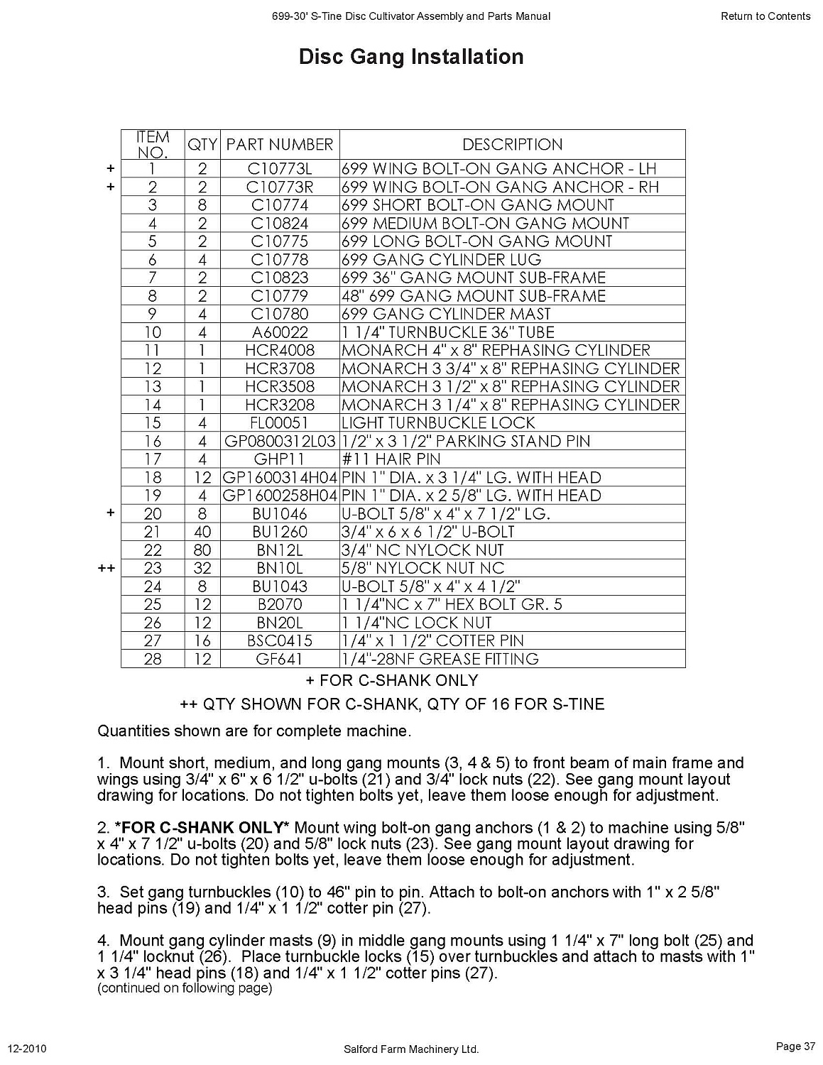Гидроцилиндр 4" х 8" HCR4008 (10018946)