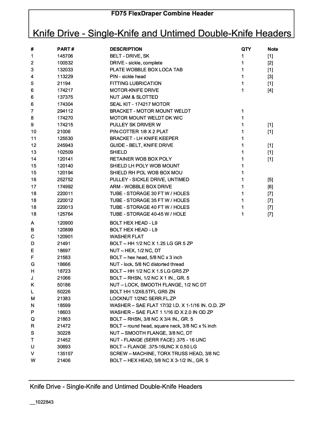 Рычаг привода ножа 174992 (113698)