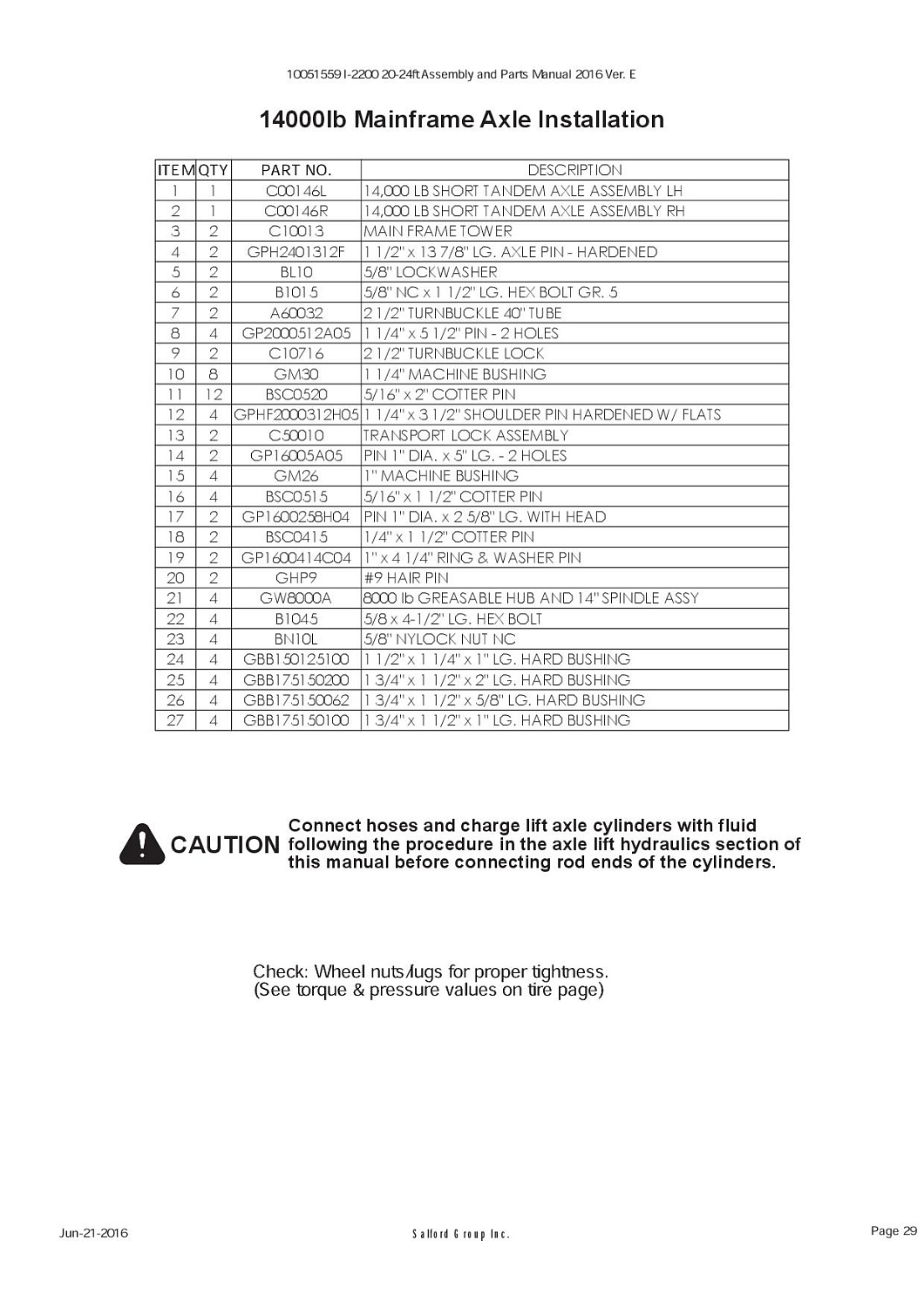 Балансир в сборе 14000 правый C00146R-KIT (10007983) (10007982)