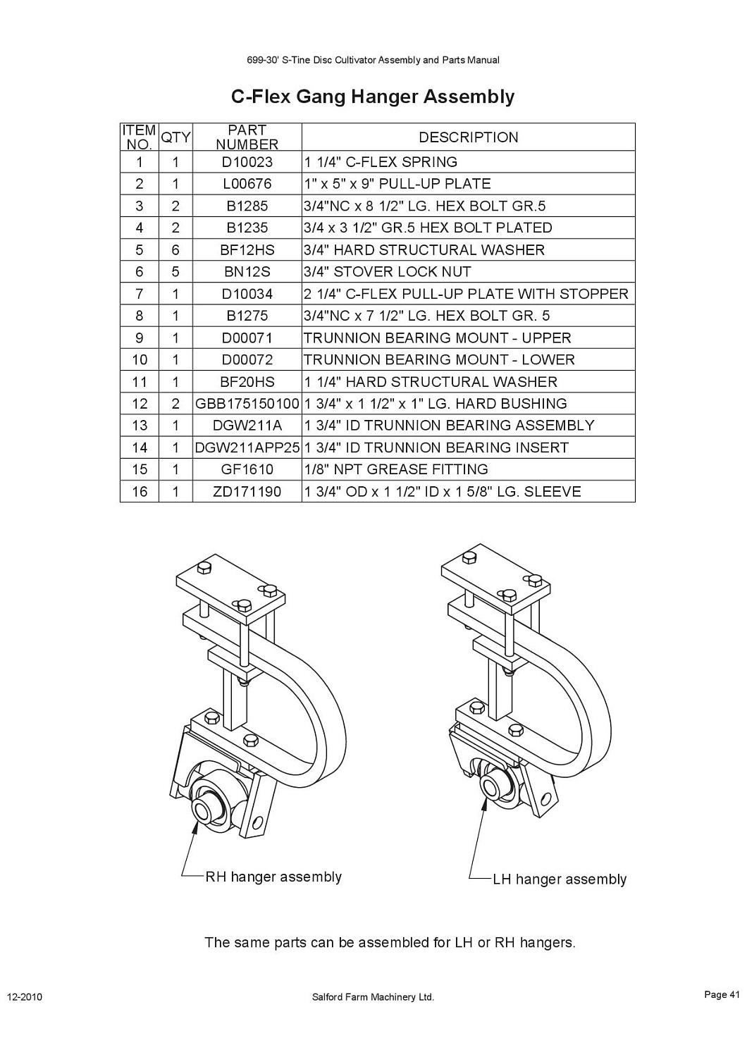 Подшипник 1 3/4' DGW211A (10011272)