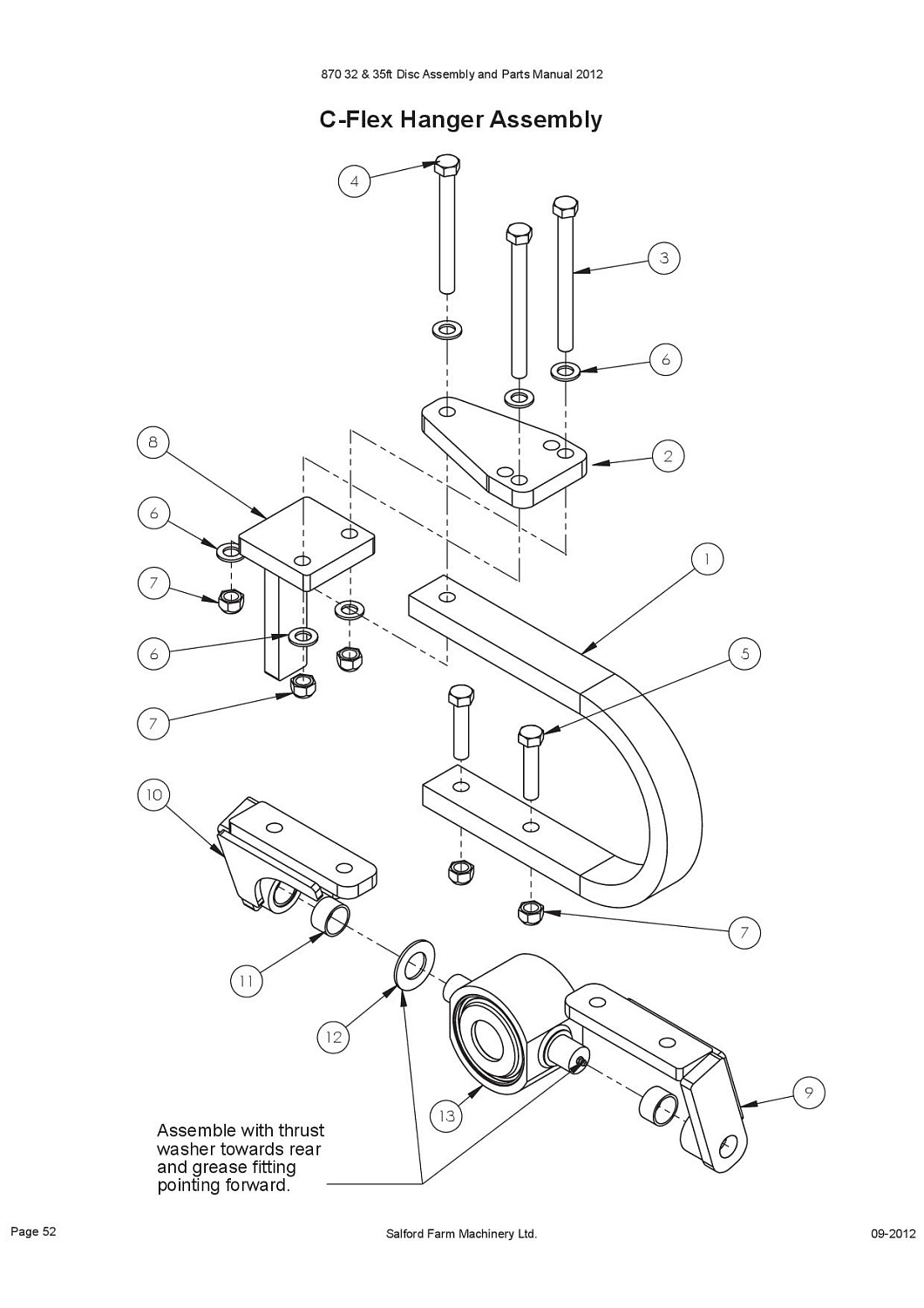 Болт шестигранный 3/4"х7 1/2" B1275 (10007164)