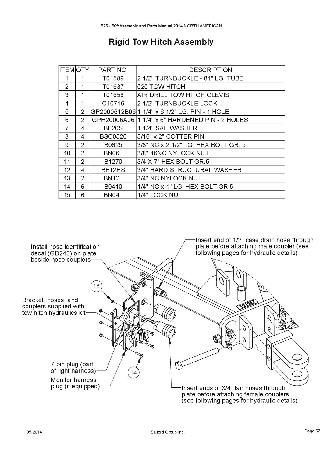 Болт шестигранный 3/4"х7" B1270 (10007161)