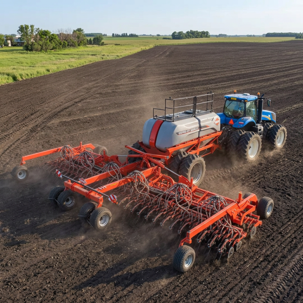 Широкозахватной посевной комплекс минимальной обработки почвы с внесением удобрений ESPRO 12000 RT KUHN